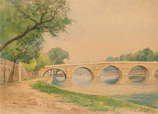 Pont d' Iéna , Paris 1921