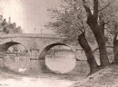 Le Pont Royal à PARIS - 1921
