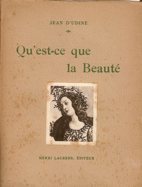 Livre de Jean d` Udine ( Albert COZANET )